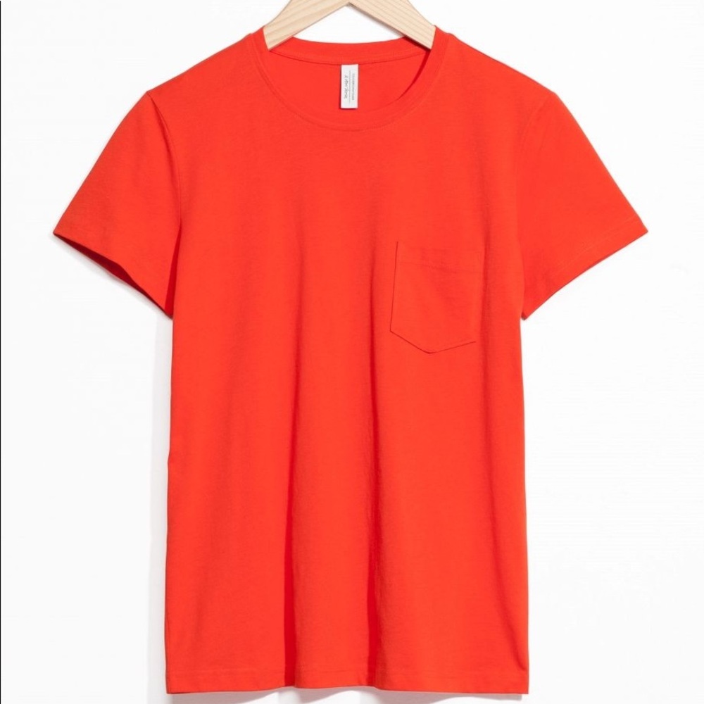 & Other Stories Orange T-shirt